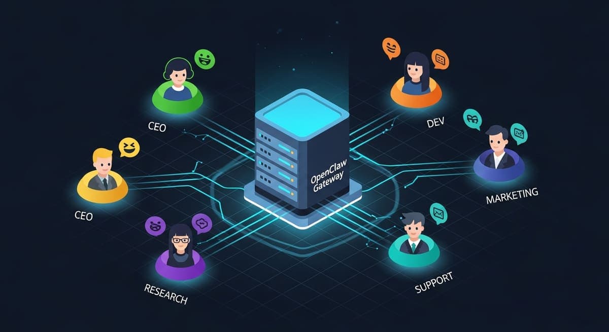 Mehrere KI-Agenten auf einem VPS mit einem OpenClaw-Stack betreiben – Hero-Bild