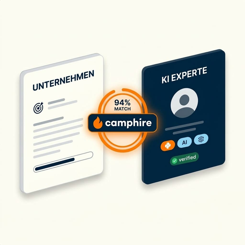 Camphire Match zwischen Unternehmen und KI-Experte